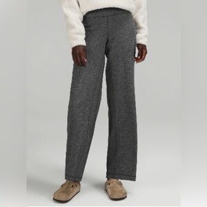 Lululemon Align High-Rise Wide Leg Pant 31”, Heathered Graphite Sz 14